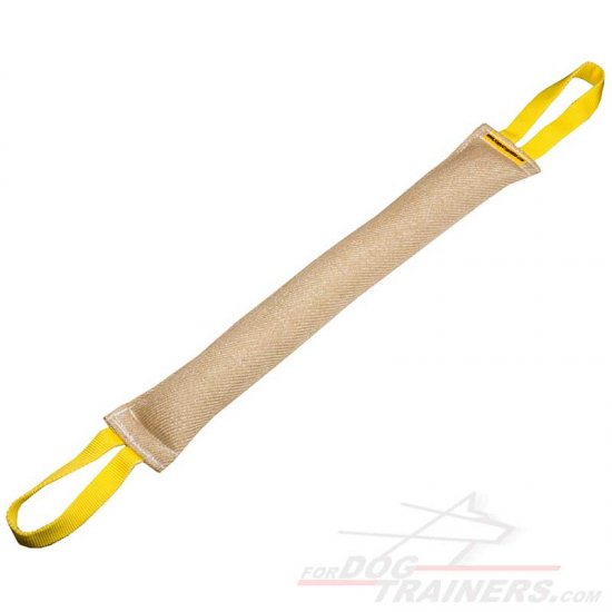 Durable Jute Bite Tug (Tag) for Dog Bite Skills Improvement