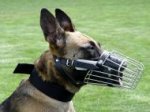 Basket wire dog muzzle perfect for Malinois M90