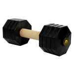 Wooden Dog Training Dumbbell with Removable Plastic Weight Plates 2000 g