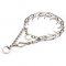 Dog pinch prong collar with swivel and small quick release snap hook - 50106 (02) 1/8 inch (3.25 mm) ( Made in Germany )