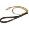Exclusive Gold Plated HS Dog Leash with Leather Handle