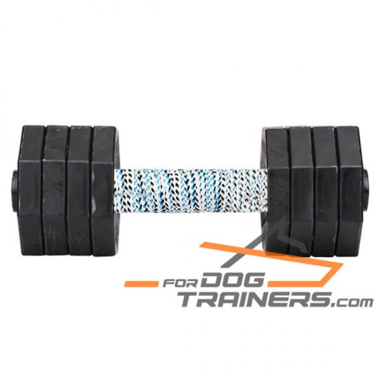 ‘Trainer’s Treasure’ Quality Wooden Dumbbell with Protective Cover 2000 g (2 kg)
