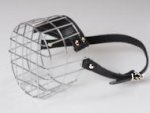 Metal Basket Muzzle for Comfy Dog Walking and Training