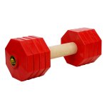 'Fast Grip' Reliable Wooden Dog Dumbbell for Schutzhund Training III 2000 g