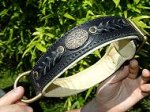 Royal Nappa Padded Handmade Leather Dog Collar