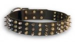 30%Discount-S58 - Fashionable Spiked and Studded Leather Dog Collar