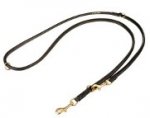 Multimode Leather Round Leash for Excellent Control of Your Dog