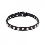 'Pyramid Harmony' Studded Leather Canine Collar