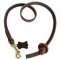 Short Professional Leather Dog Leash