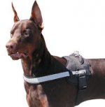 Doberman Nylon Dog Harness Nylon Reflective Dog Harness