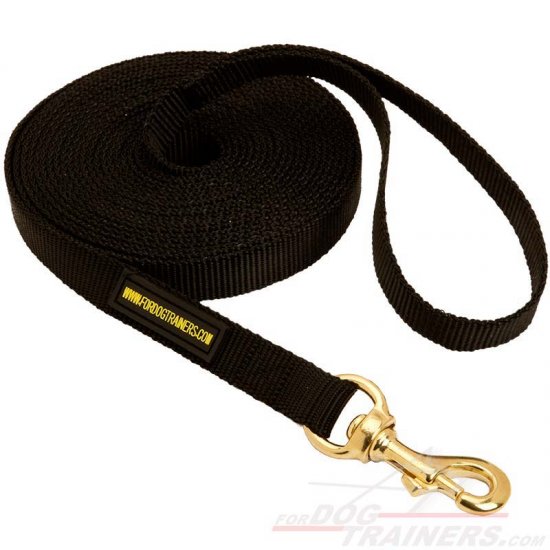 Nylon Tracking Dog Lead for Any Weather