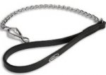Exclusive HS Dog Leash with Leather Handle (Made in Germany)