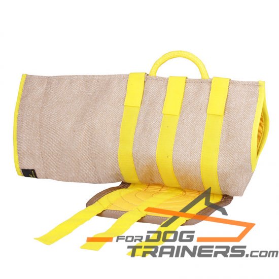 Dog Bite Sleeve Protection Jute Cover with Patch