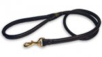 Round Leather Dog Leash for Walking and Tracking
