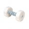 'Indispensable Trainer' Wooden Dog Dumbbell with French Linen Coil 1000g