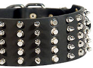 3 inch Spiked and Studded Pitbull collar