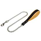 Exclusive HS Dog Leash with Leather Handle (Made in Germany)