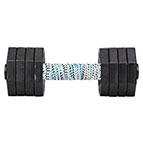 ‘Trainer’s Treasure’ Quality Wooden Dumbbell with Protective Cover 2000 g (2 kg)