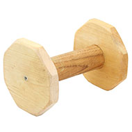 'Perfect Trainer' Wooden Dog Dumbbell for Schutzhund Training - 400 g