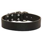 Heavy Duty Leather Dog Collar 1.5 inch (3.8cm) width