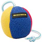 35% OFF - LIMITED OFFER! French Linen Bite Dog Toy Tug for Training and Playing - 3 1/2 inch (9 cm) in Diameter