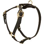 Lightweight Leather Dog Tracking Harness