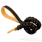 New Anti-pulling Handcrafted Leather Dog Leash