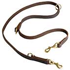 Multipurpose Leather Dog Leash for over 7 Different Activities