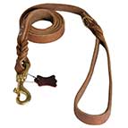 Upgraded Ultimate Professional Leather Dog Leash