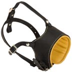 Royal Soft Nappa Leather Anti-Barking Dog Muzzle