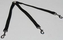 Nylon Stitched Coupler for walking 3 dogs