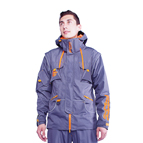 "Pro Jacket" Dark Grey Color with Orange Details for Stylish Dog Trainers FDT Pro Brand