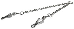 Chain Leash Coupler for Walking 2 Dogs 1/9 inch (3 mm)
