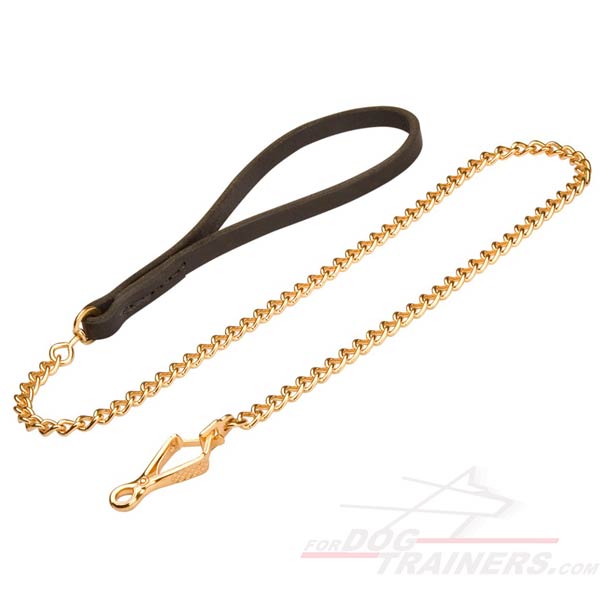 Real luxury dog leash