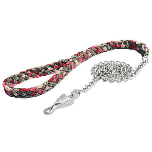 Exclusive HS Dog Leash with Nylon Braided Handle