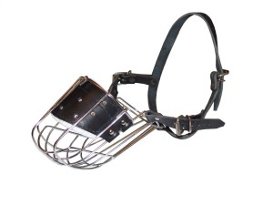 Wire Cage Muzzle - Mouth Mask for Dogs Breathing Freely - Click Image to Close
