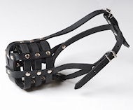 Handcrfted Basket Leather Dog Muzzle with Perfect Air Circulation