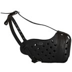 Dog Attack Training Leather Muzzle for Big Dogs
