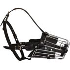 Metal Cage Dog Muzzle for Training and Walking