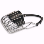 One Strap Muzzle - Well-Ventilated Wire Cage Dog Muzzle for Walking and Breathing Freely